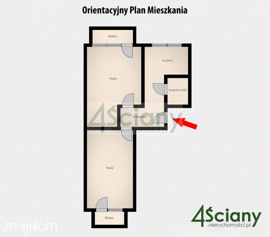 Wola | 2 pokoje | 2 balkony | 57 m² - zdjęcie 2