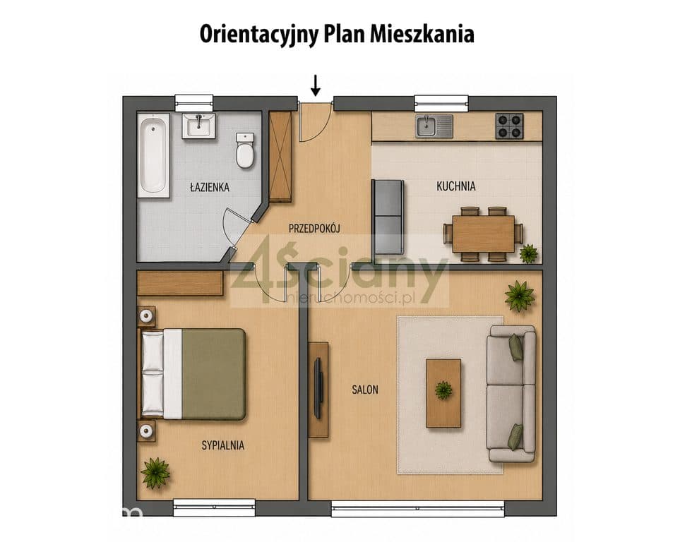 Klimatyczne 2 pokoje na Woli w Kamienicy - zdjęcie 3