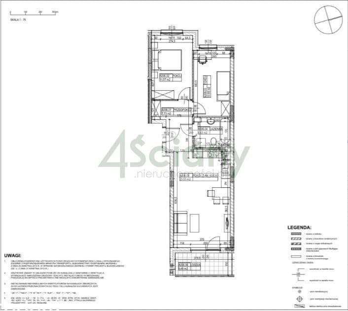 3-pokojowe mieszkanie | 59 m² | Białołęka