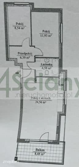 3 pokoje | 56 m² | Białołęka