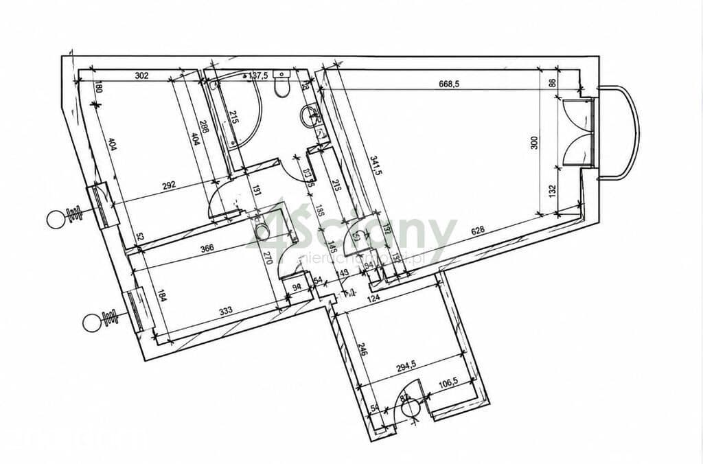 3-pokojowe mieszkanie 71 m² | 2. piętro