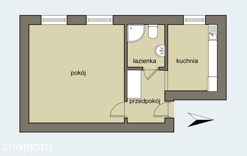 Mieszkanie 35,4 m2, Gdynia Śródmieście - zdjęcie 3