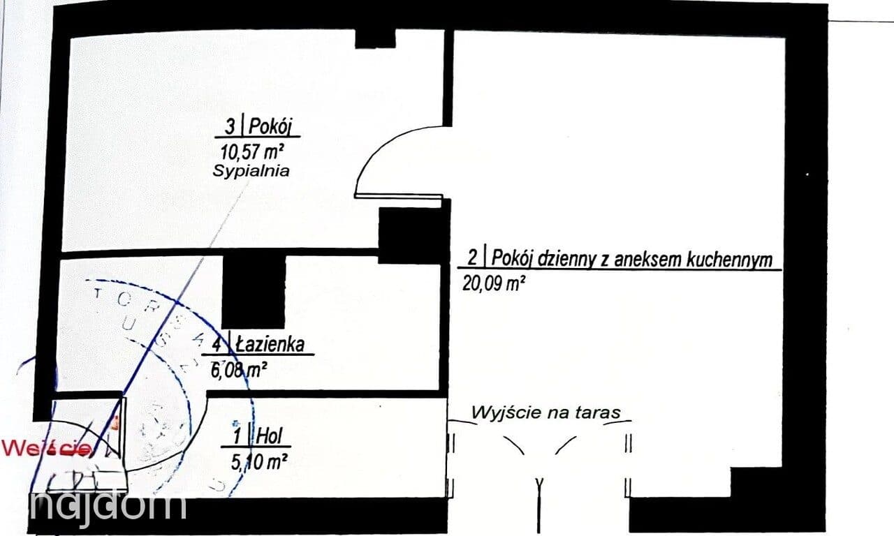  Apartament z tarasem 68m2 na poznańskim Sołaczu! - zdjęcie 16