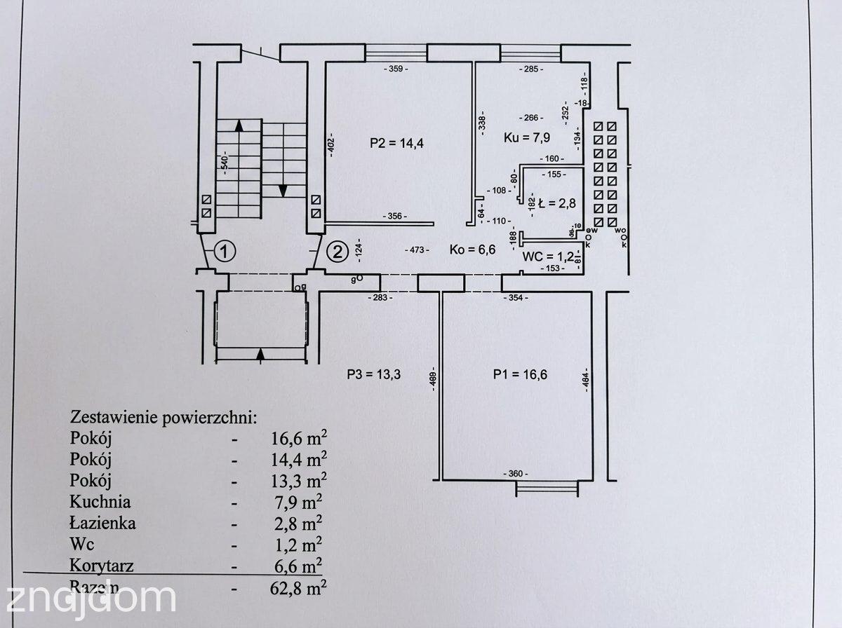 3 pokoje | 62,8 m² | parter – ul. Marszałkowska - zdjęcie 19