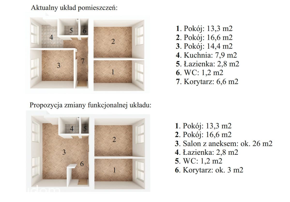 Grunwald, Marszałkowska, 3 pokoje - zdjęcie 3