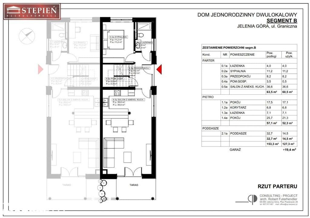 Bliźniak ul. Graniczna, Cieplice z garażem! - zdjęcie 3