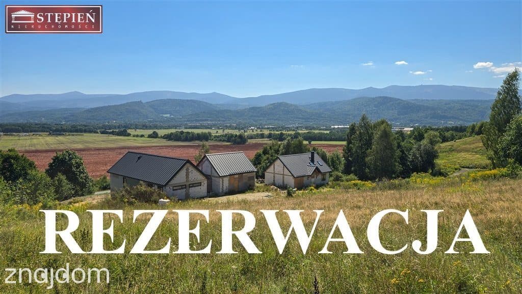 Działka z bajecznym widokiem na Karkonosze!