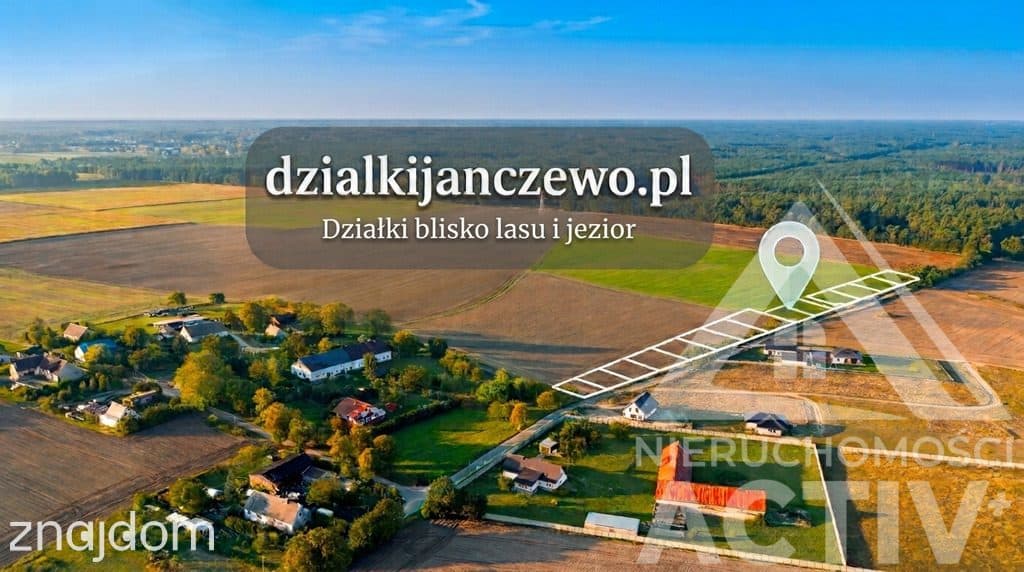 Janczewo działka budowlana, las, jezioro 79 zł/m2