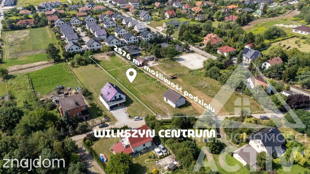 Duża dz. budowl. z domem. Podział, inwestycyjnie!