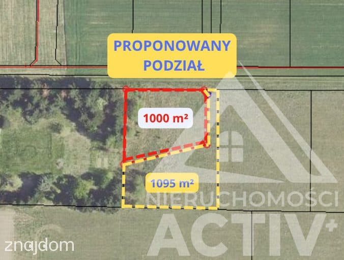 Duża dz. budowl. Możliwy podział na 2. Inwestycja!