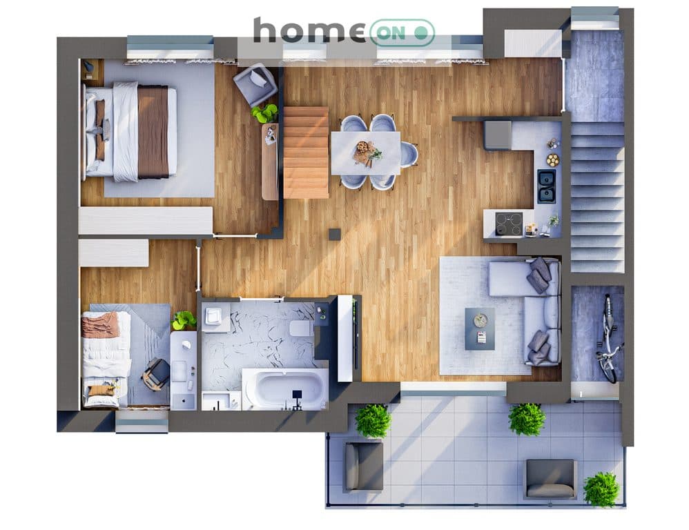 Apartament z tarasem, top lokalizacja! Bez czynszu - zdjęcie 3