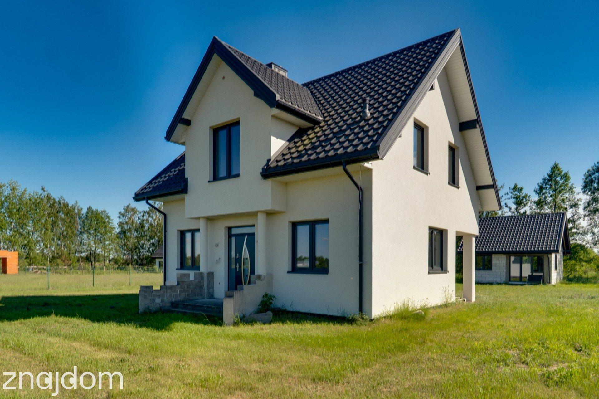 NOWY Dom + gospodarczy/biuro/dom, do wykończenia, działka 2000m2!