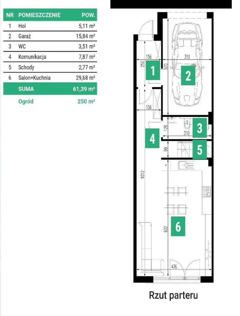 Skrajny segment | 250 m² ogrodu | Dokończ wg siebie - zdjęcie 21