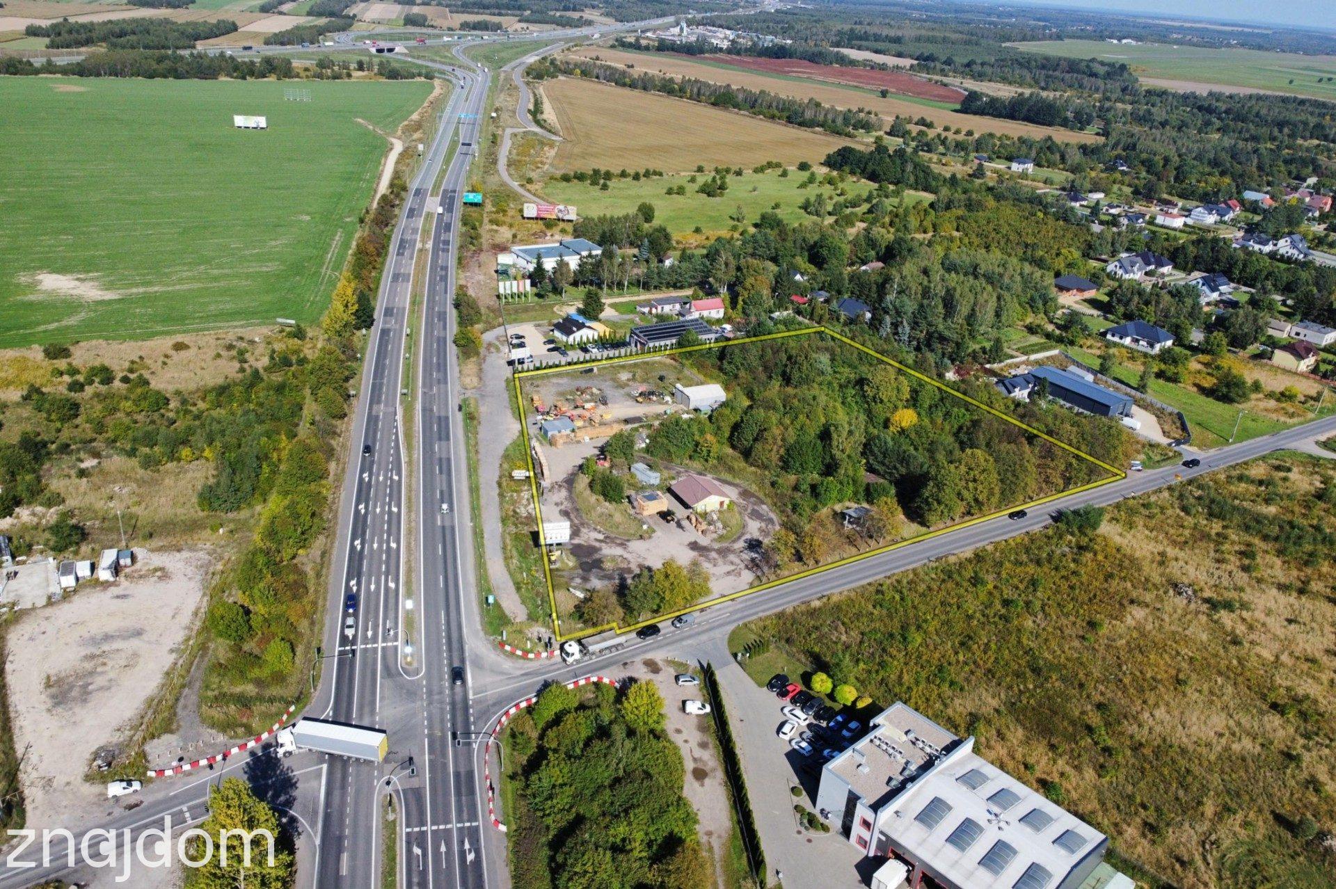 Działka przy węźle autostrady A1, na skrzyżowaniu z DK91 - zdjęcie 3