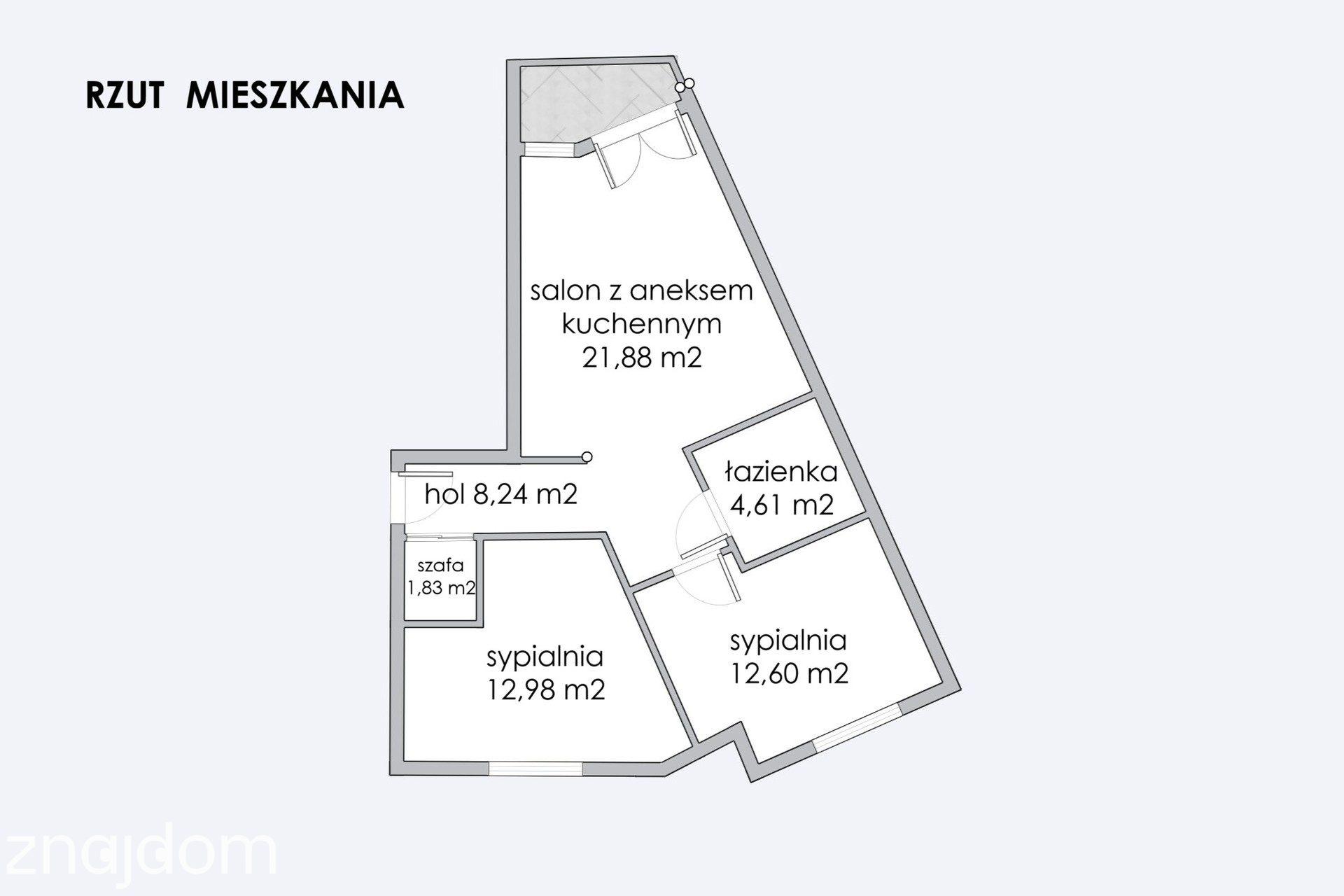 62 m² | 3 pokoje | Garaż podziemny | Prestiżowa Kamienica | Blisko gór - zdjęcie 20