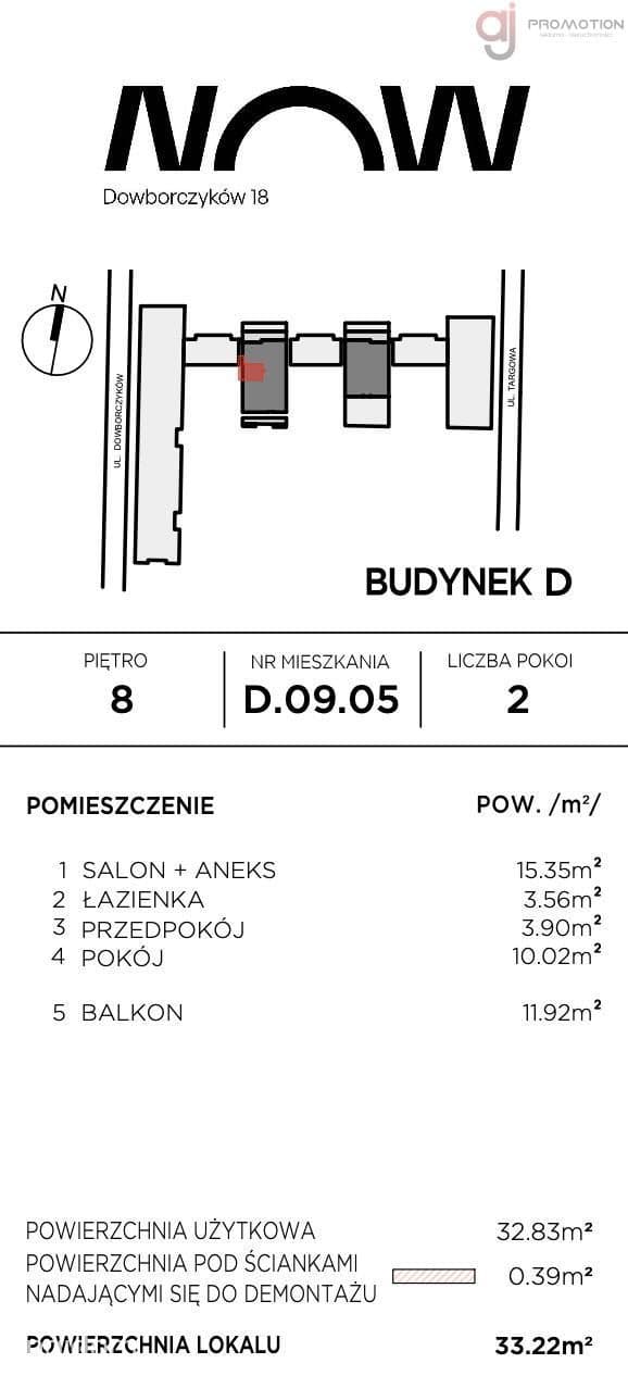 Na sprzedaż 2 pokojowe mieszkanie w inwestycji NOW - zdjęcie 5