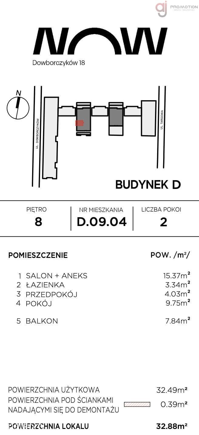 Na sprzedaż 2 pokojowe mieszkanie w inwestycji NOW - zdjęcie 6