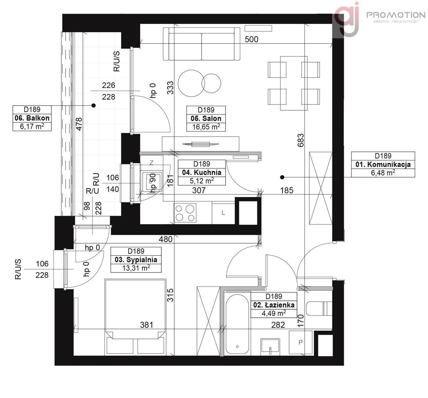 dwupokojowe mieszkanie w samym centrum Łodzi - zdjęcie 2