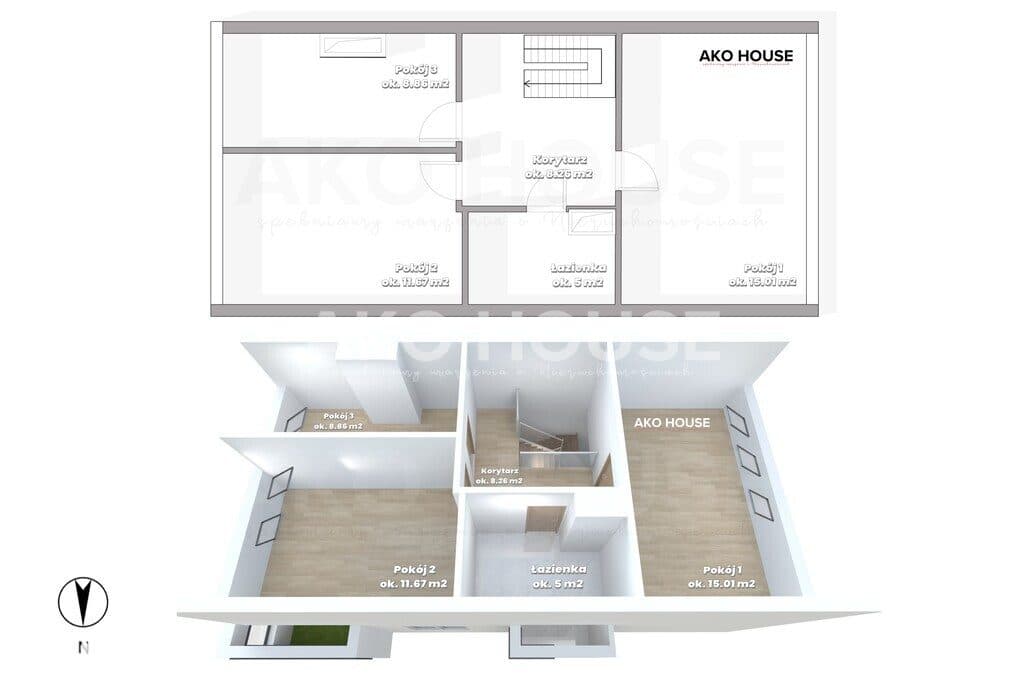 DWUPOZIOMOWE | 4 pokoje | | 107m2 | zabudowany balkon - zdjęcie 19