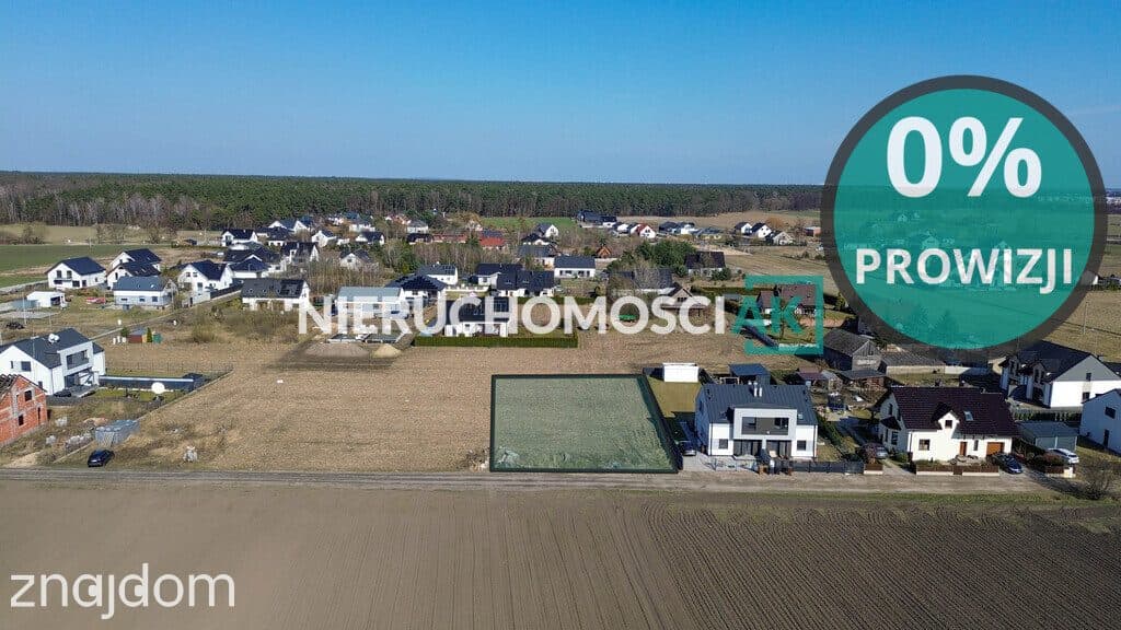 Piękna cicha działka budowlana z MPZP blisko lasu!