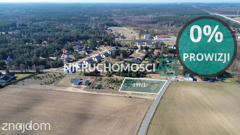 Malownicza działka blisko lasu z WZ i mediami
