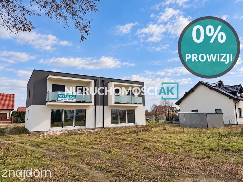 Nowoczesny bliźniak pod Koniniem, działka 670 m2