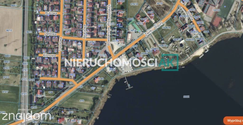 Działka nad jeziorem z linią brzegową | Ślesin - zdjęcie 10