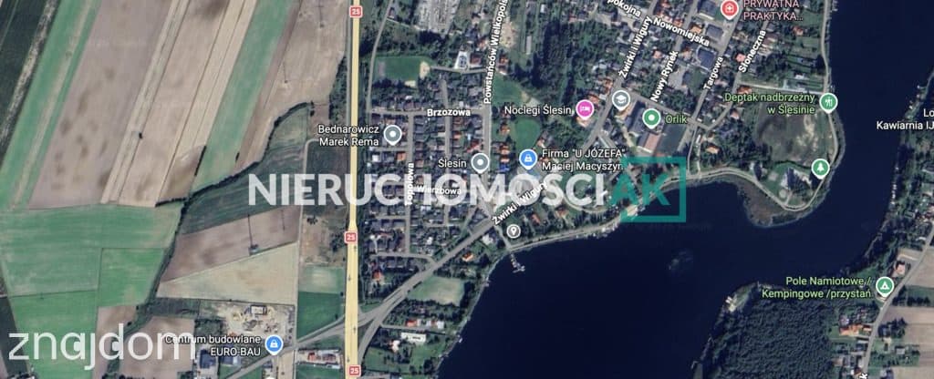 Działka nad jeziorem z linią brzegową | Ślesin - zdjęcie 11
