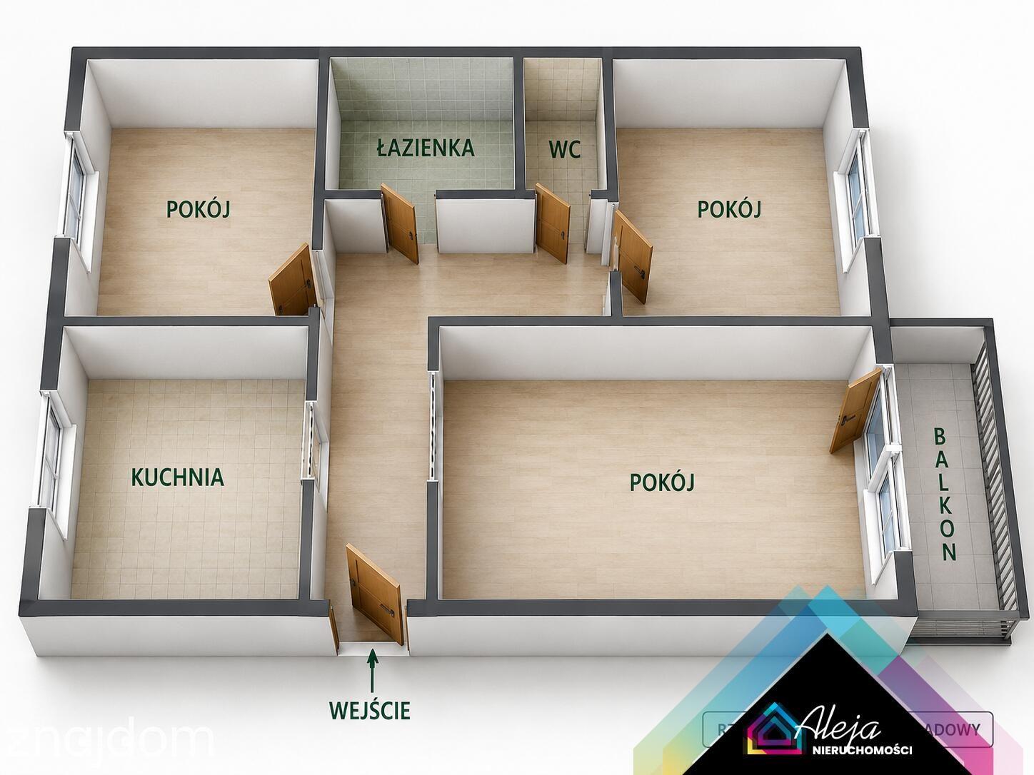 Przestronne 3 pokoje czekają na Ciebie - zdjęcie 15