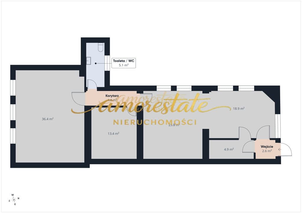 Lokal na biuro przy parku Oliwskim 110 m² - zdjęcie 13