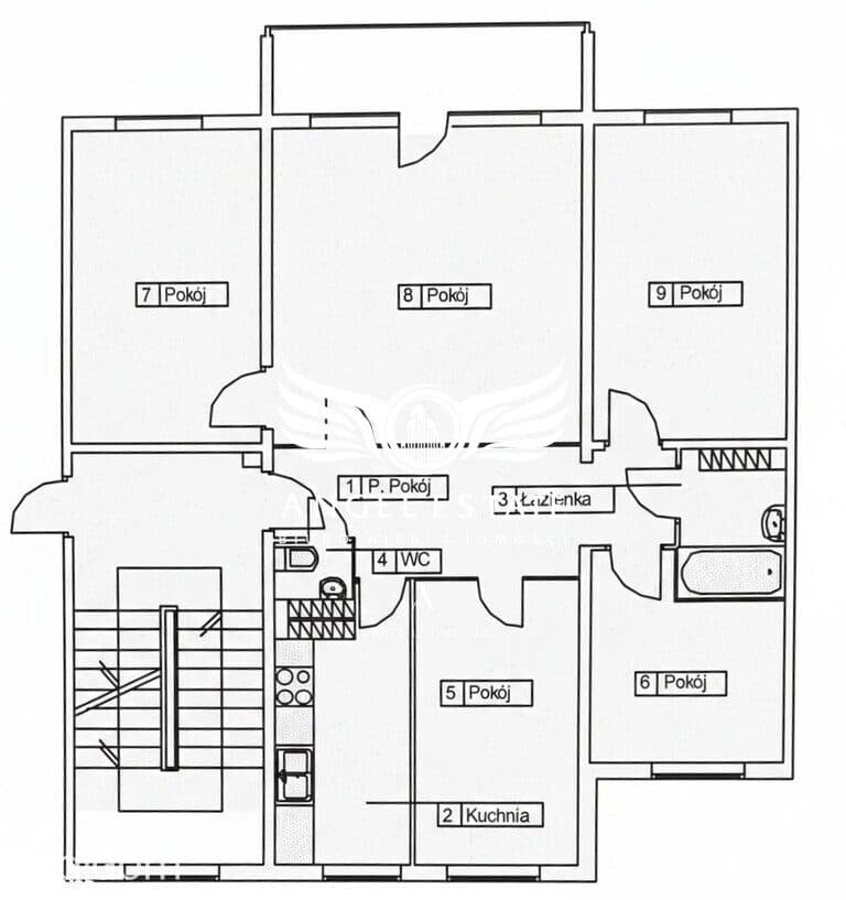Przestronne 4 pokoje + balkon + piwnica - zdjęcie 15