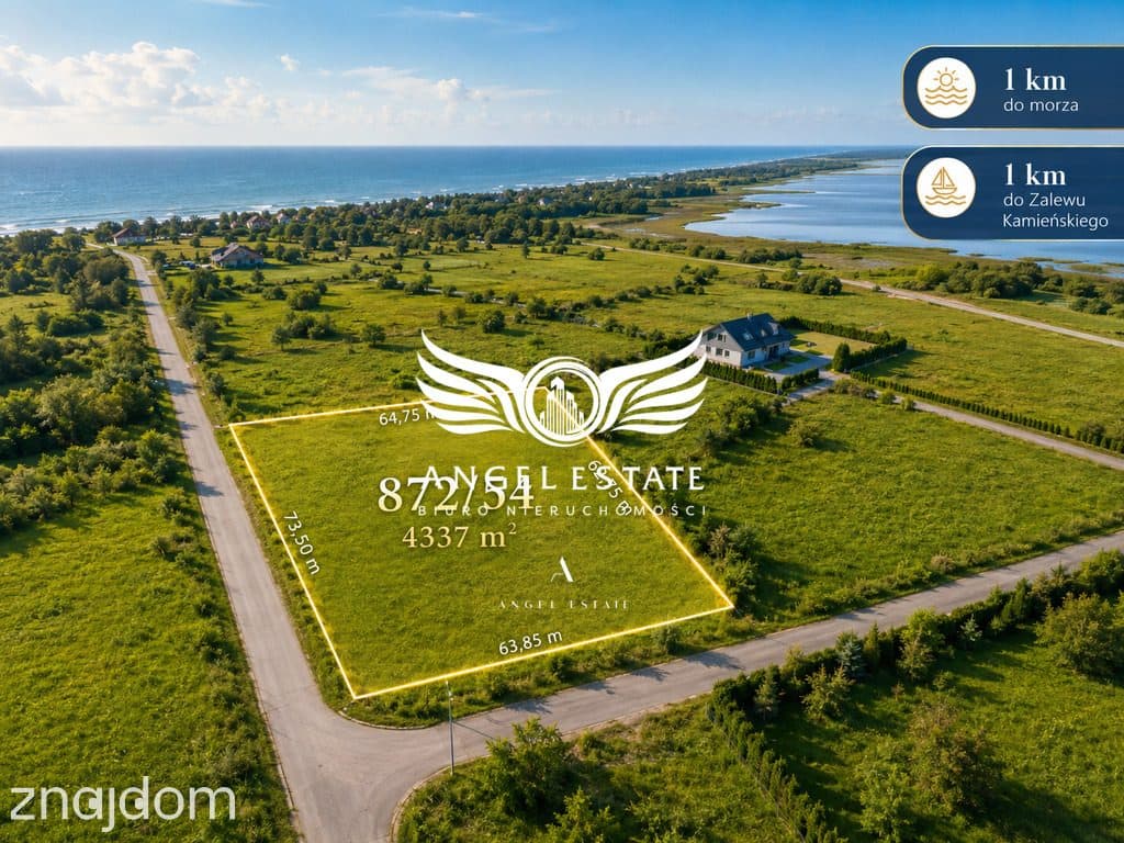 Inwestycyjna działka 1 km od morza | MPZP
