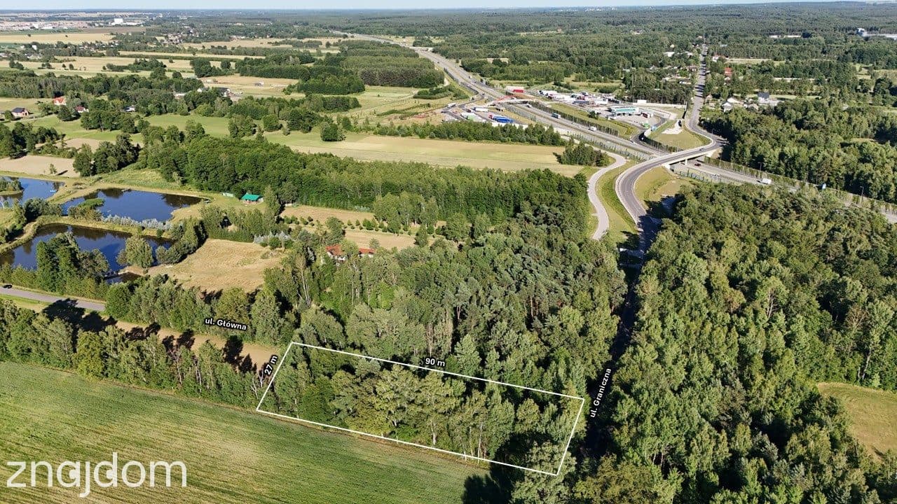 Działka budowlano- usługowa, Czyżeminek, MPZP