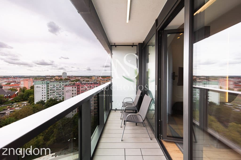 Hanza Tower | 12. piętro | balkon | basen - zdjęcie 9