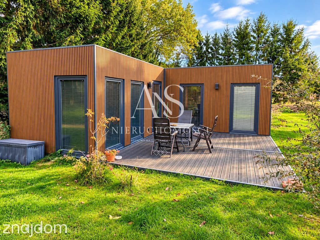 Drewniany domek 35 m² z tarasem 25 m² - zdjęcie 3