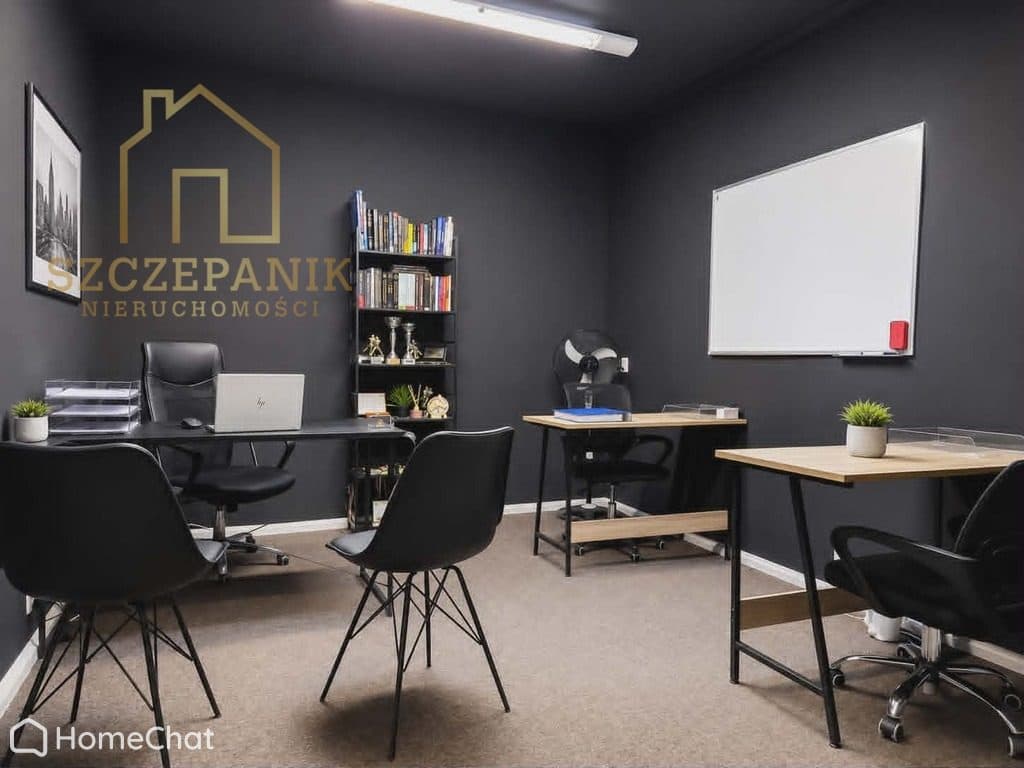 Biuro ze sprzętem 2 lokale i socjalny 1300 zł/mies