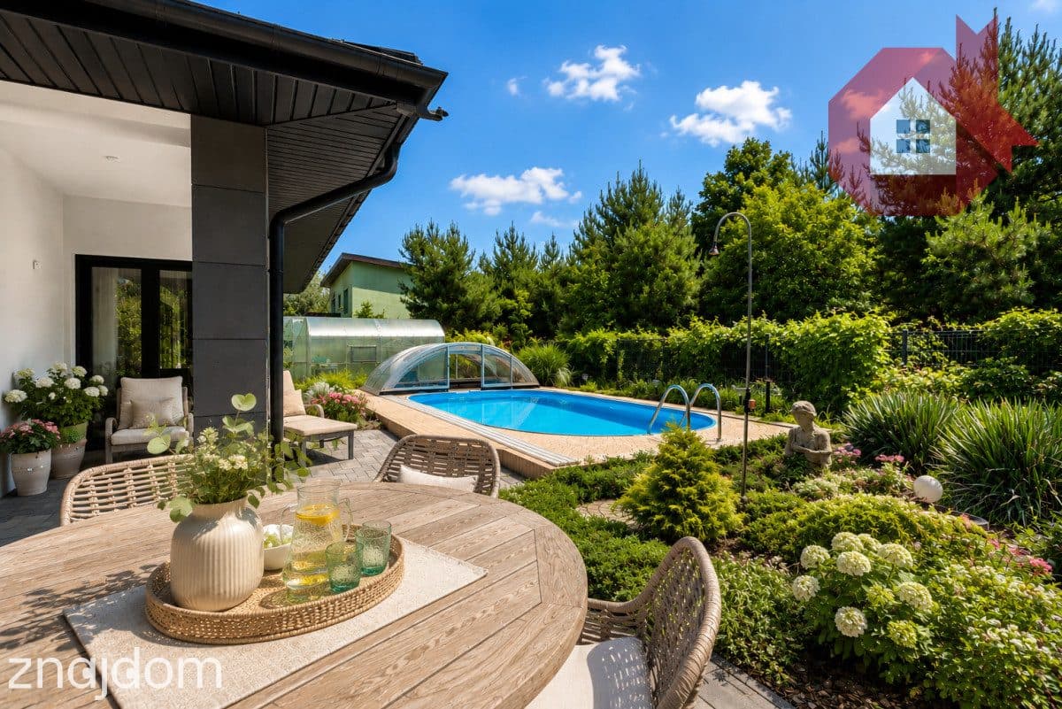 Nowoczesny parterowy dom 196m² z basenem, Nadarzyn - zdjęcie 3