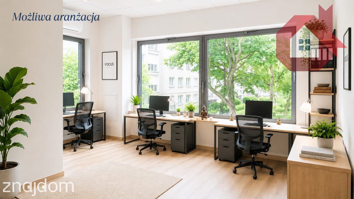 Lokal biurowy 50 m² | Jana Pawła | 2 pok. łazienka