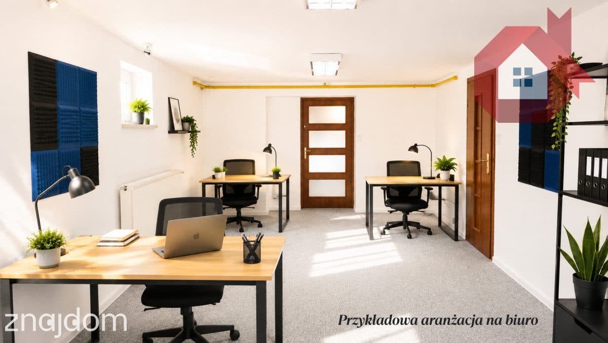 Lokal biurowo-usługowy 90 m2 parter witryna 3 pok.