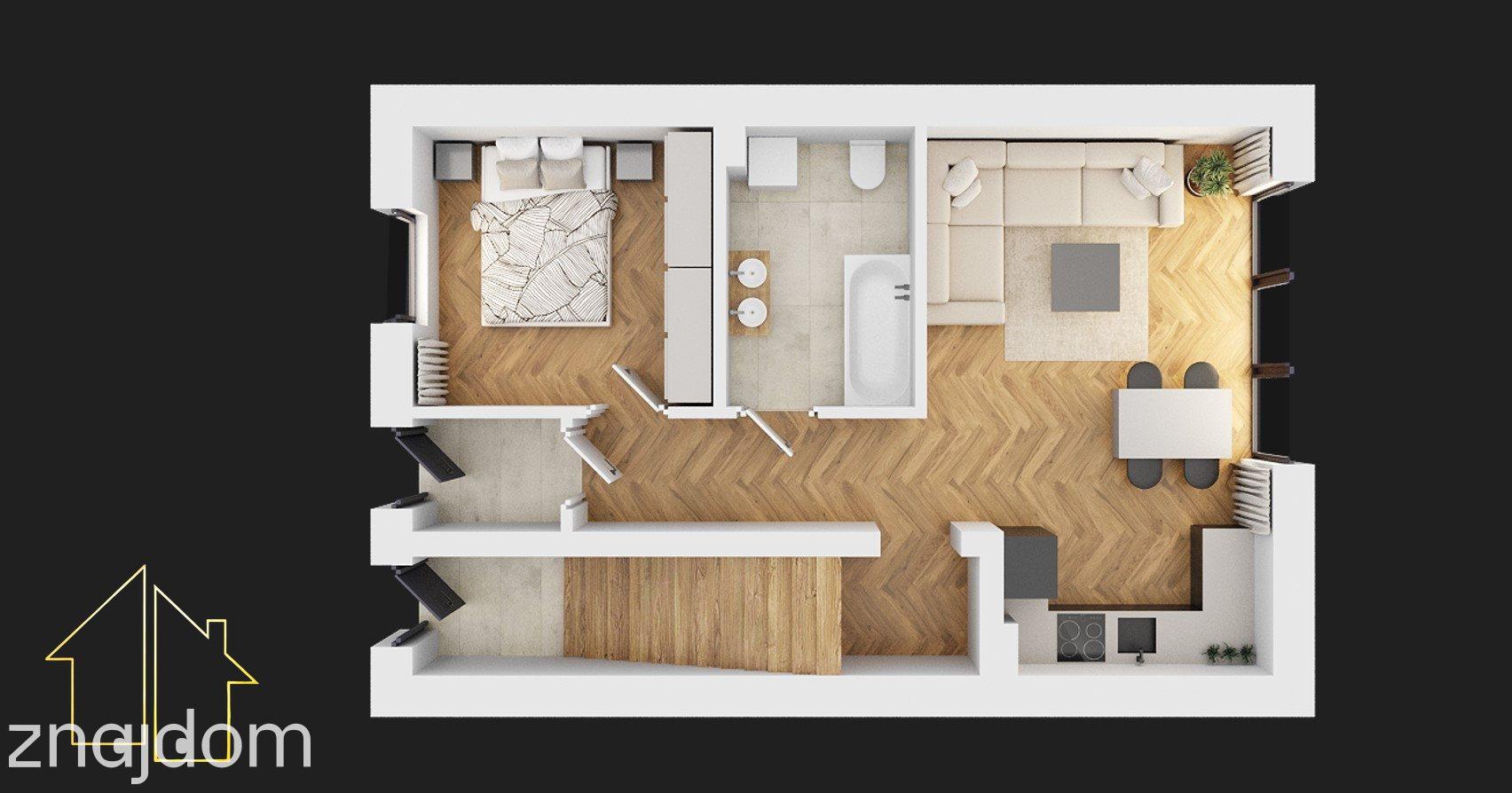 Apartament z ogródkiem 46m2  Żory - zdjęcie 5