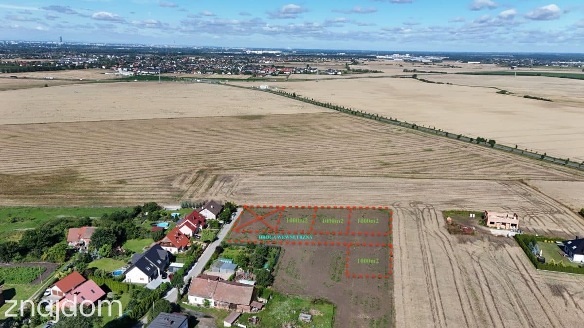 Działka budowlana 1000m2 - MPZP * Blisko WOW