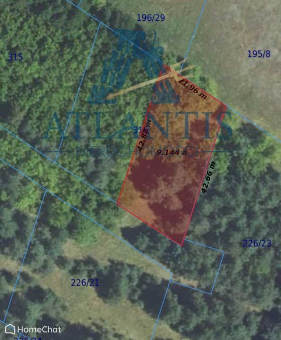 Działki budowlane Małe Rudy (Szubin) około 908 m²