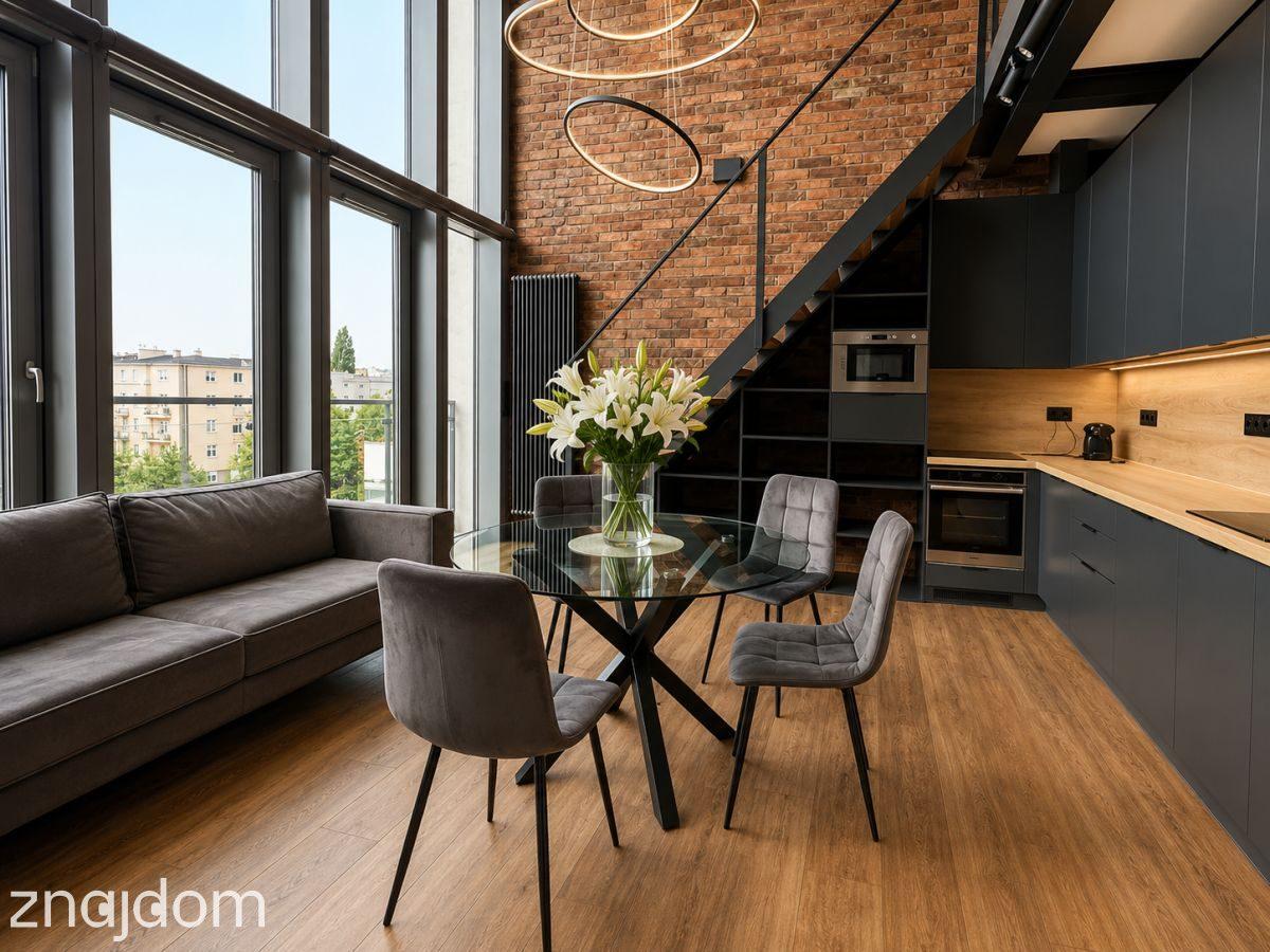 Loftowy apartament z antresolą | Zwierzyniecka |