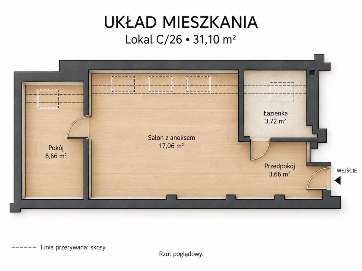 2 pokoje| Za Groblą| 31 m² | klimatyzacja | AGD - zdjęcie 11