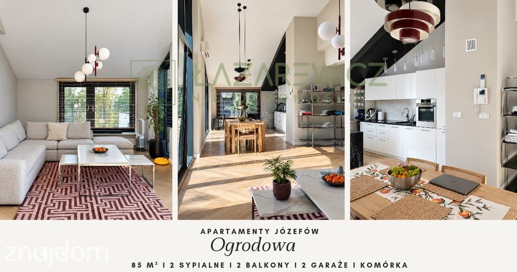 Apartamenty Józefów I 85 m2 I 3 pokoje I 2 miejsca w garażu I piwnica