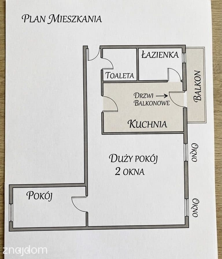 Sprzedaż mieszkanie 54m2, 2-pok.z balkonem, I piętro, po remoncie - zdjęcie 15