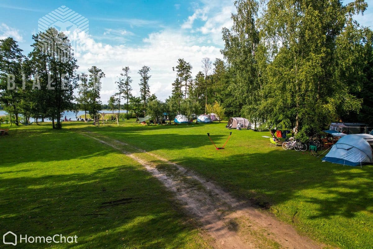 zagospodarowana działka pod camping