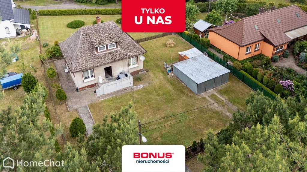 Dom wolnostojący w zielonej okolicy, duża działka