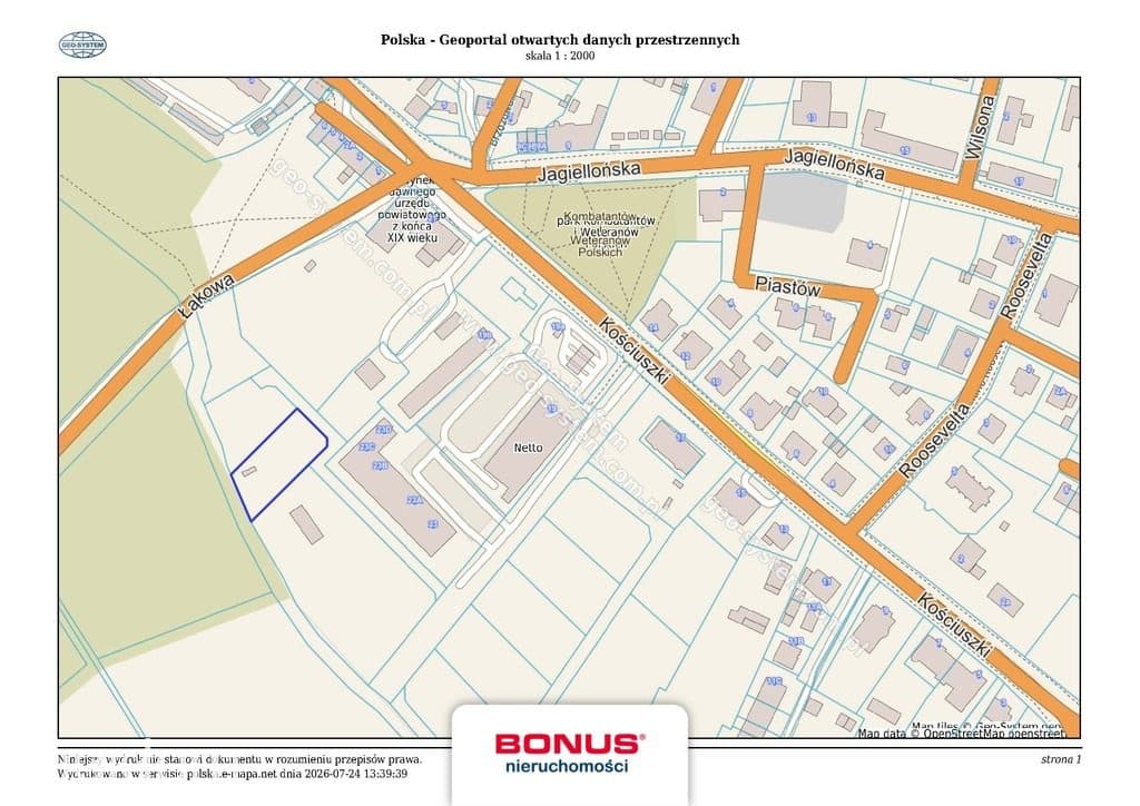 Działka inwestycyjna 1331 m² | Centrum Chojny - zdjęcie 10