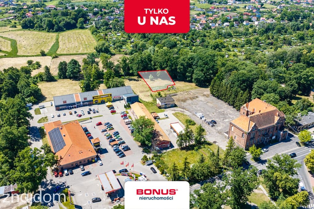 Działka inwestycyjna 1233 m² | Centrum Chojny
